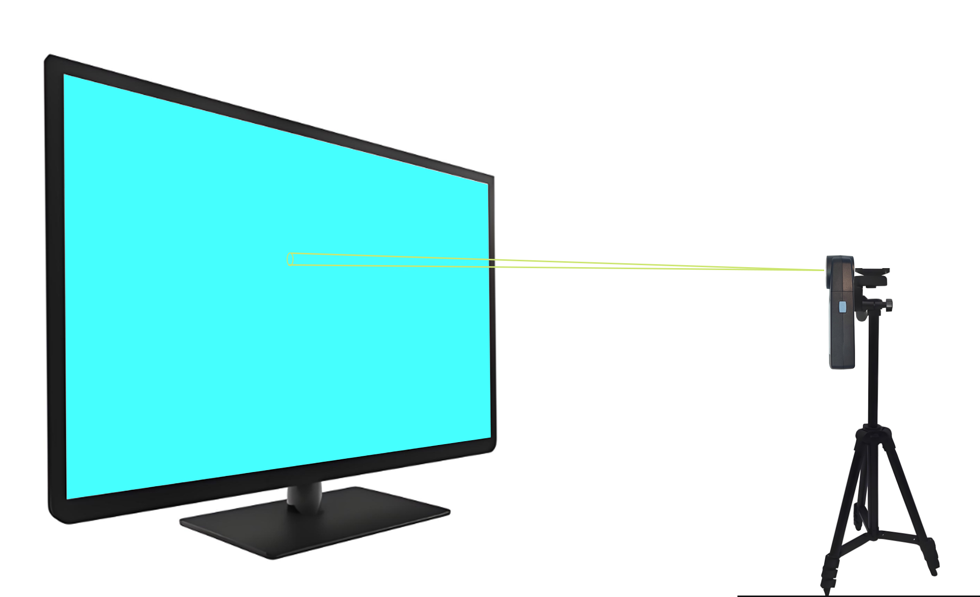 亮度计测试显示器图片